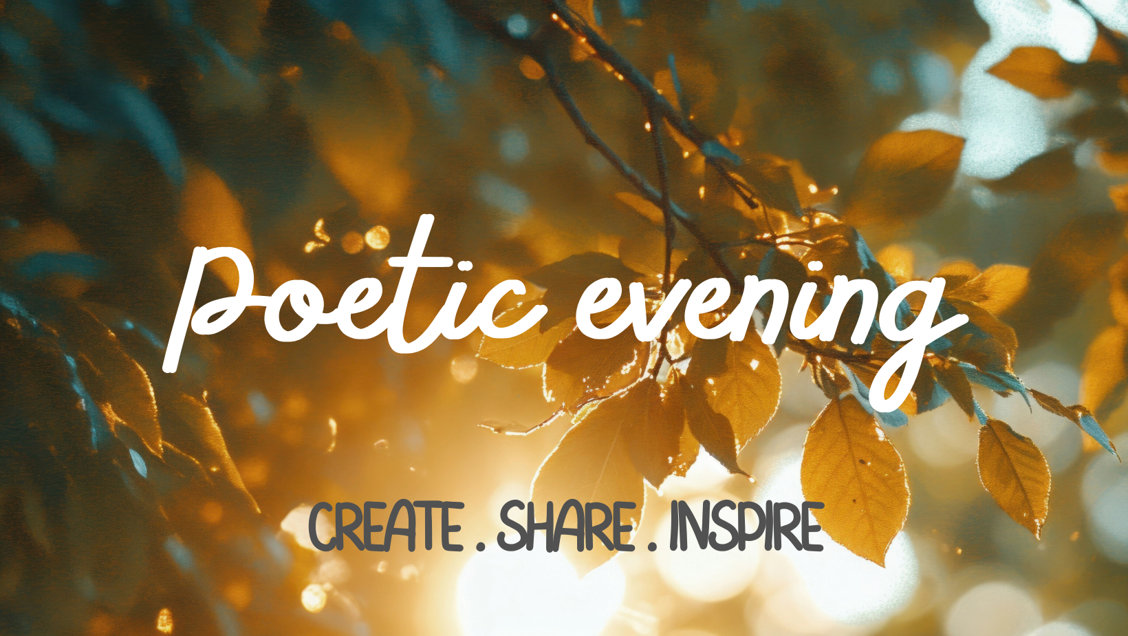 poetic evening poesi worship community
